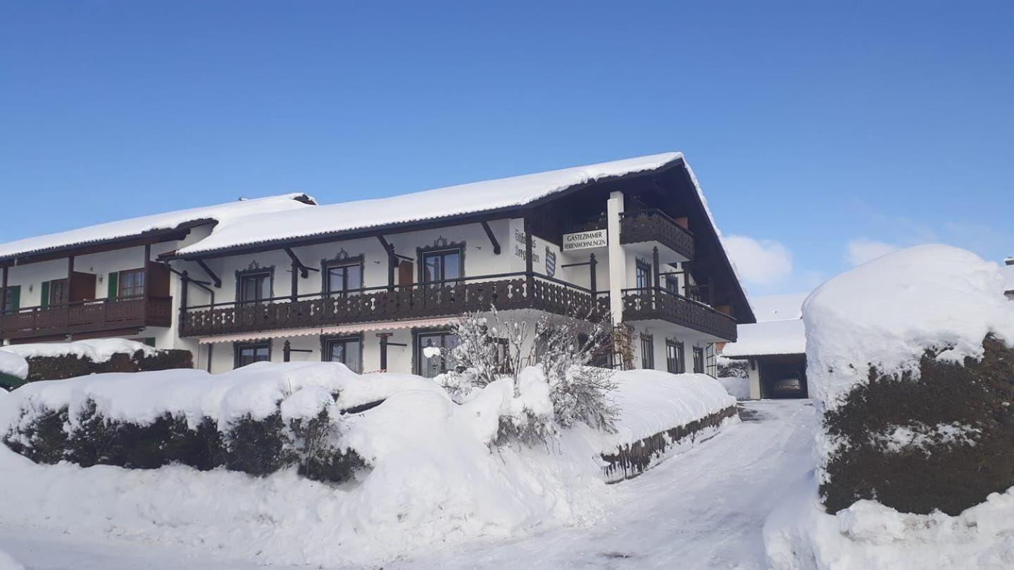 Ferienwohnung-Susanne-Im-Gaestehaus-Bergfrieden Bad Bayersoien Bagian luar foto